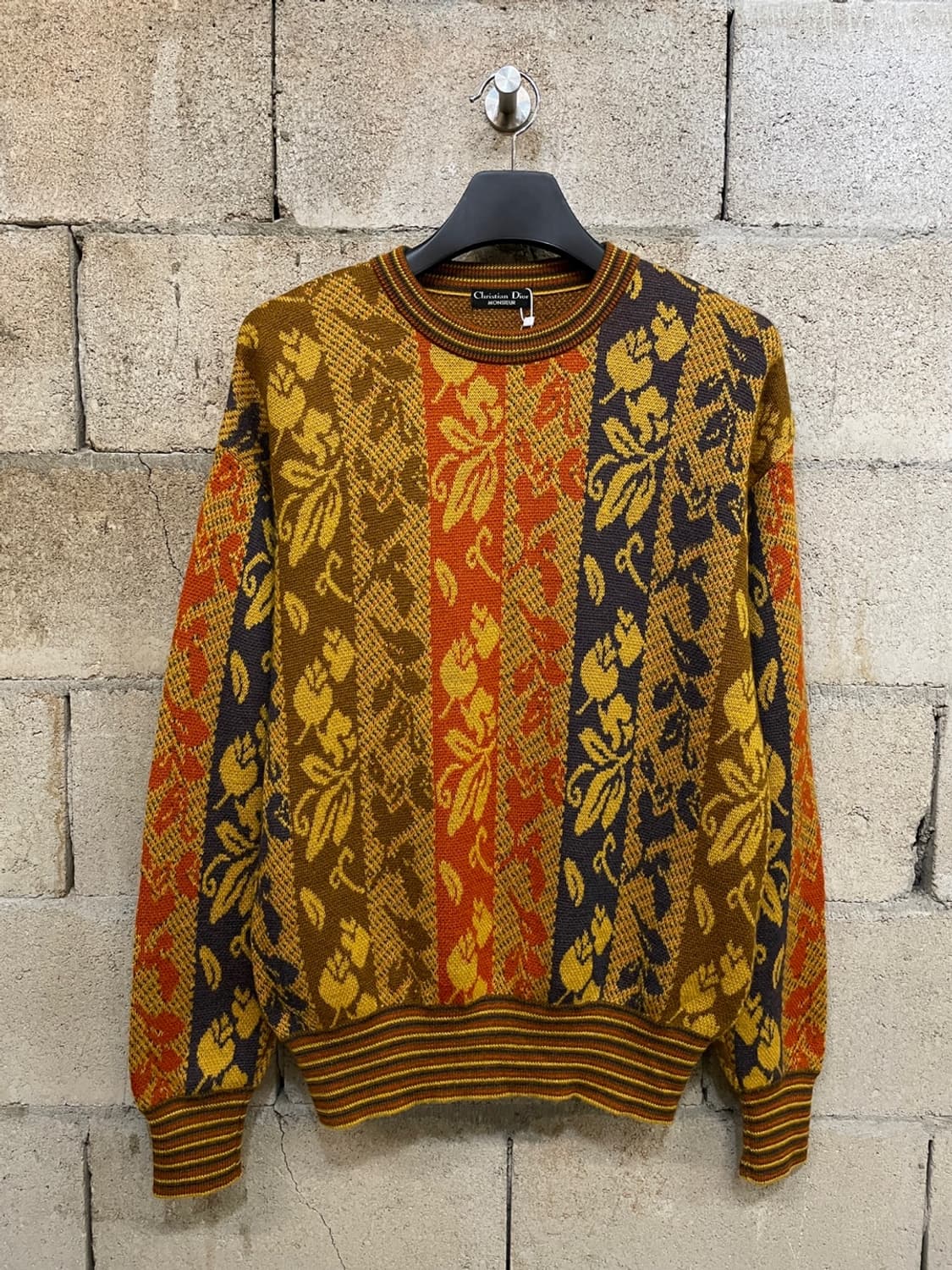 디올 플로랄 패턴 울 니트 상품이미지1