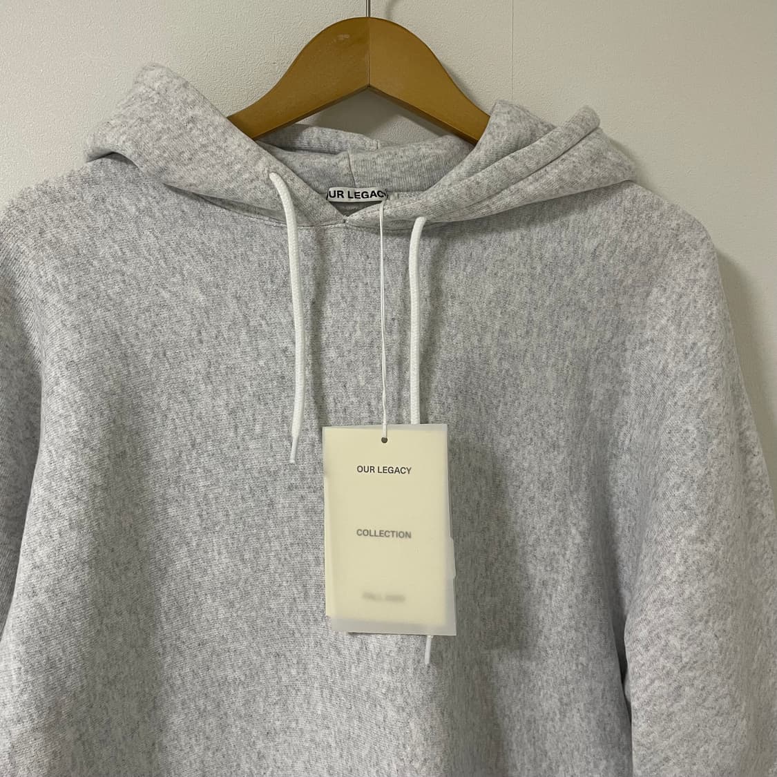 [34] 아워레가시 기모 맨투맨 멜란지 그레이 상품이미지3