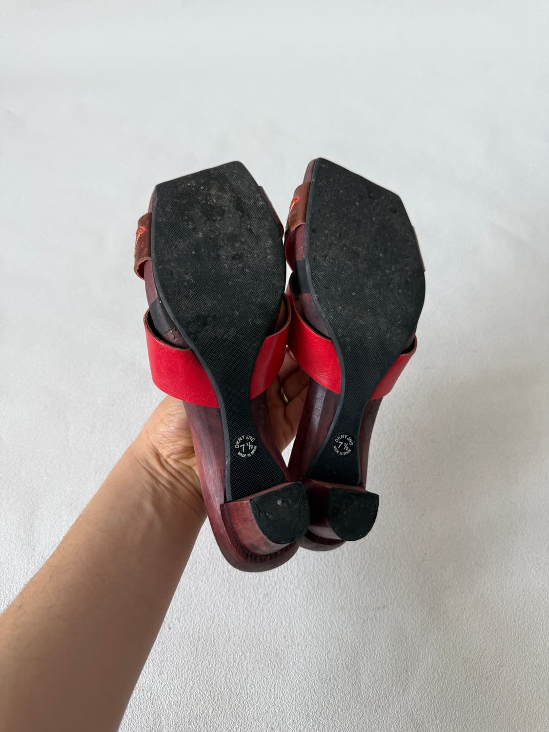 [US7.5]DKNY 오리엔탈 우드굽 뮬(SPAIN) 상품이미지7