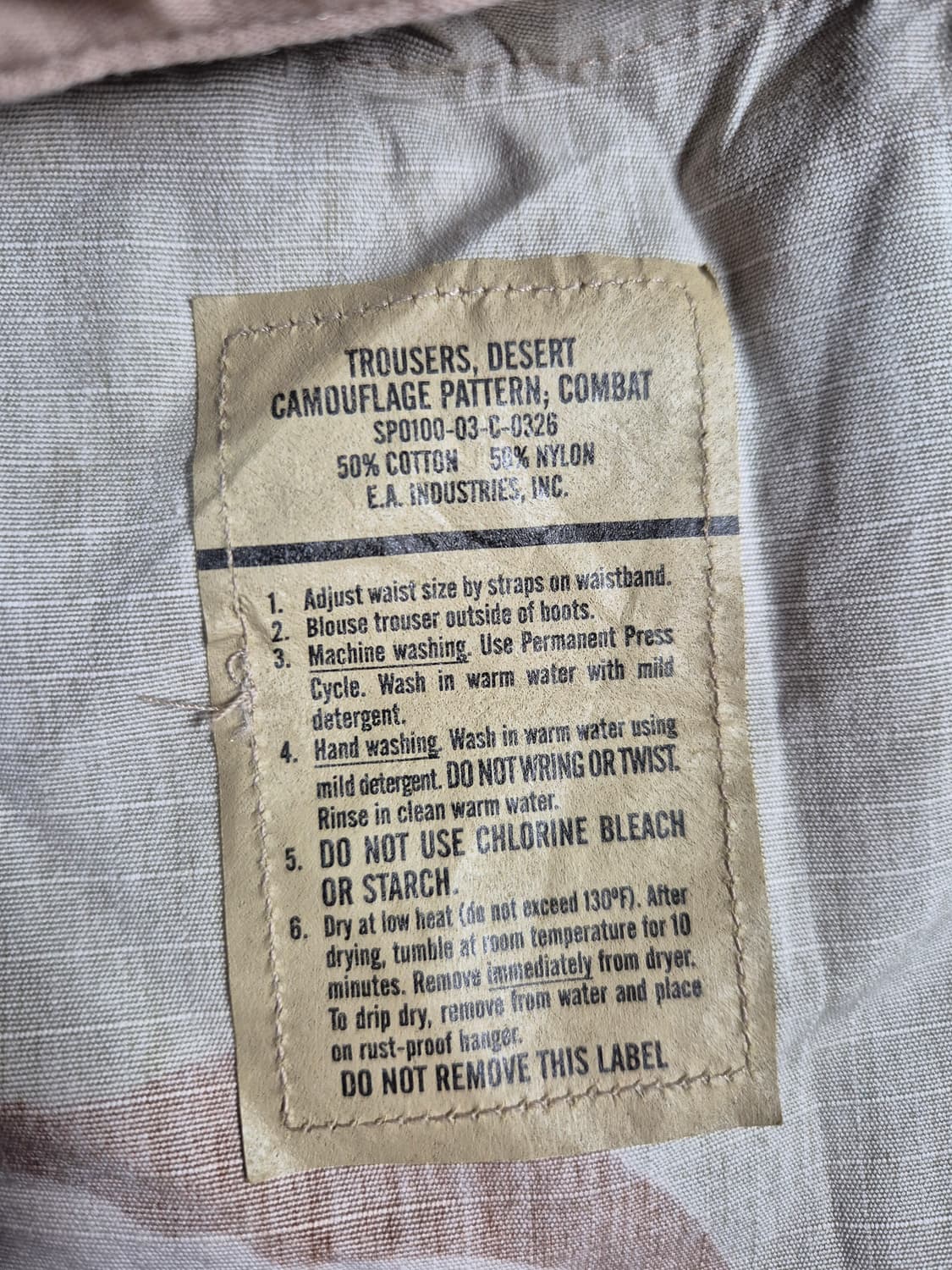 BDU 팬츠 미군 (BP15) 상품이미지6