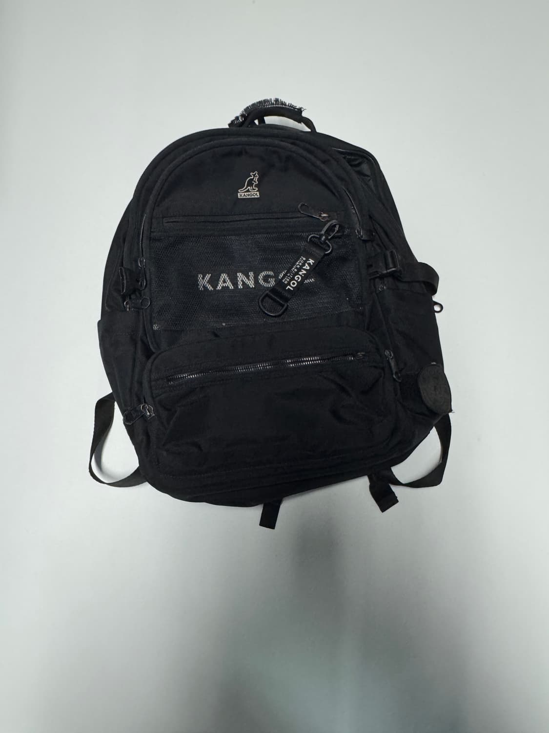 캉골 kangol 멀티수납 블랙 백팩 상품이미지1