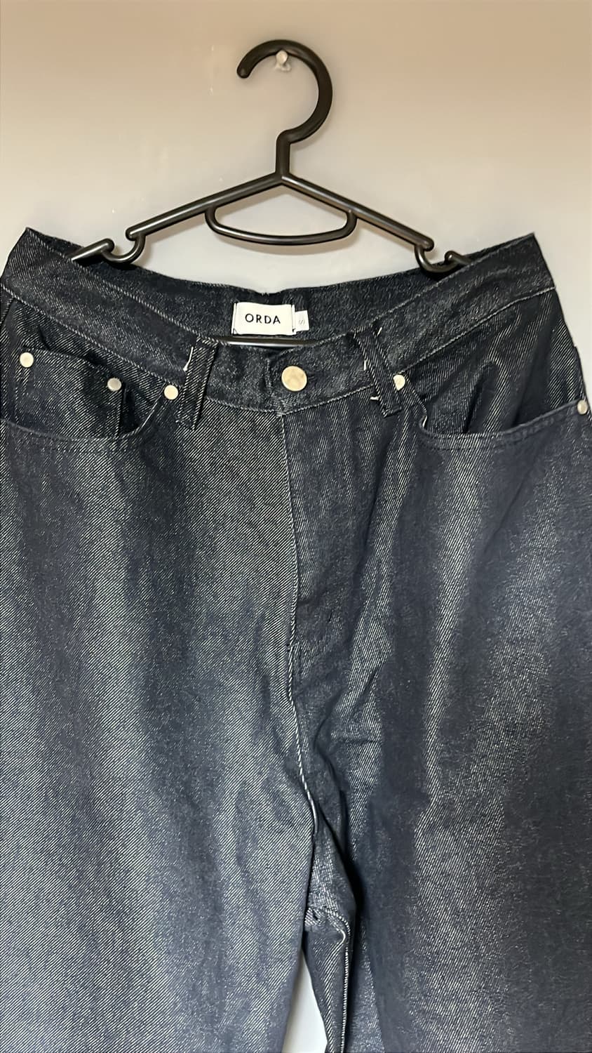 [HundoP] 와이드 데님 팬츠 상품이미지2