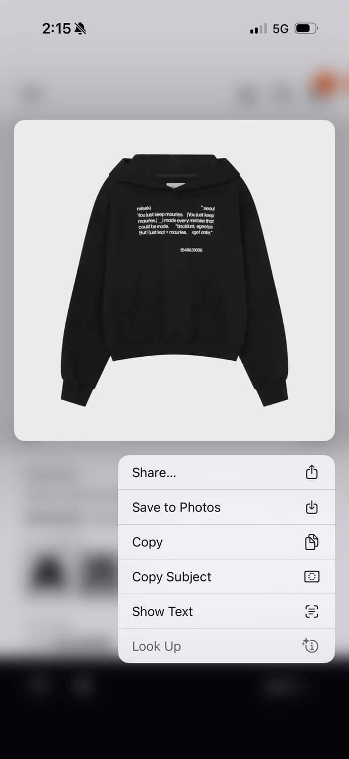 미세키 서울 후드티 상품이미지1