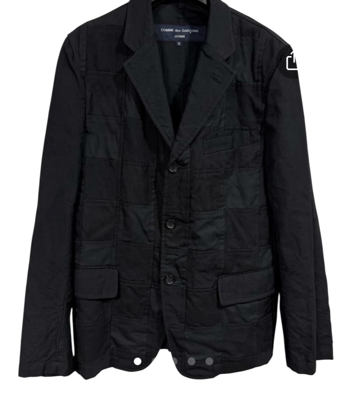 꼼데가르송 옴므 패치워크 블래이저 상품이미지1