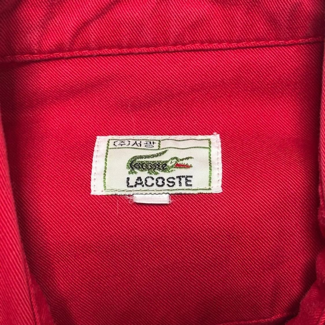 LACOSTE 블루종 레드 FREE 상품이미지5
