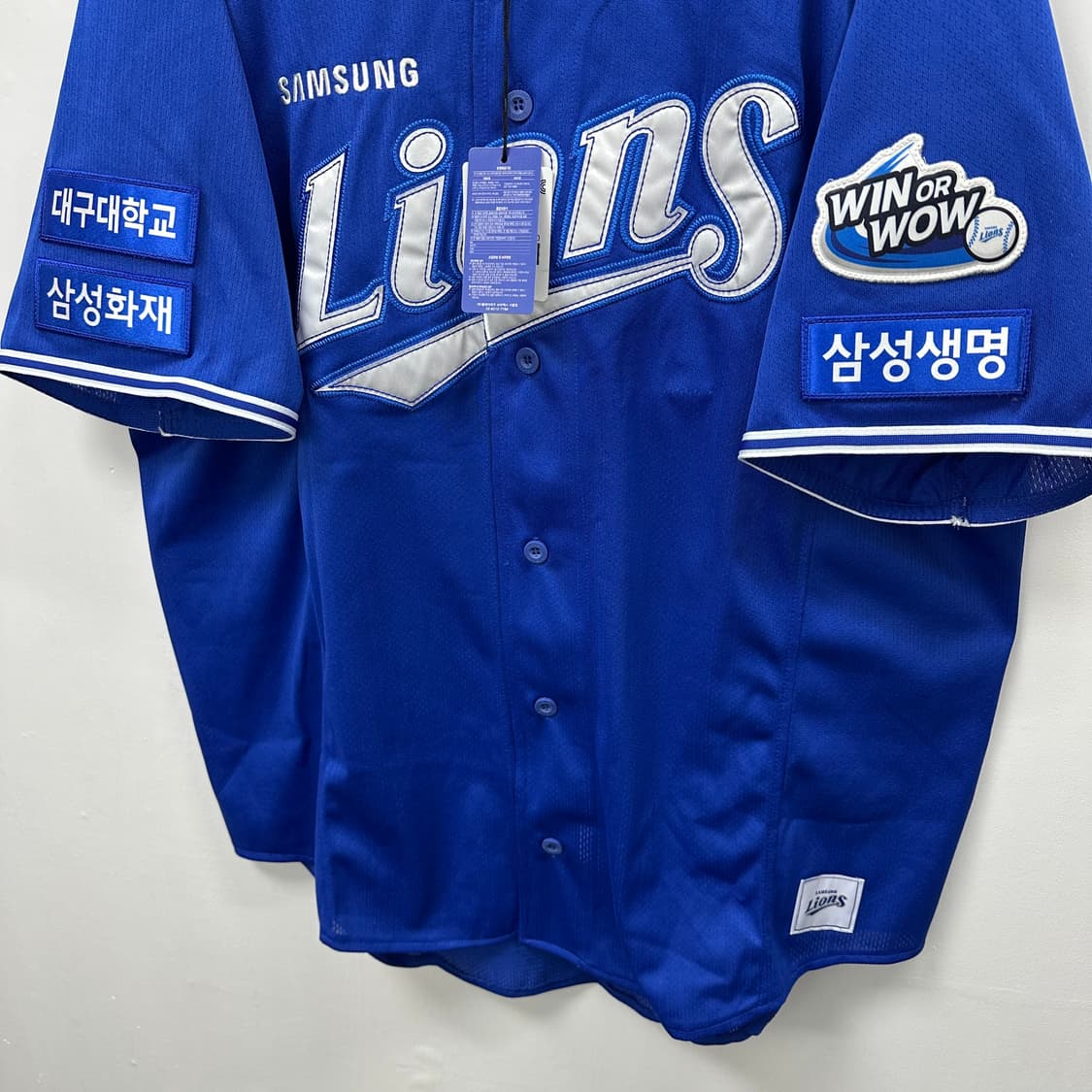 삼성라이온즈 2023 시즌 홈 유니폼 새제품 115 상품이미지3