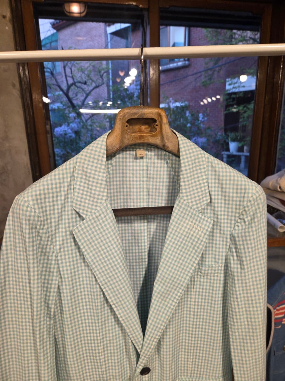 버버리 깅엄패턴 자켓 상품이미지6