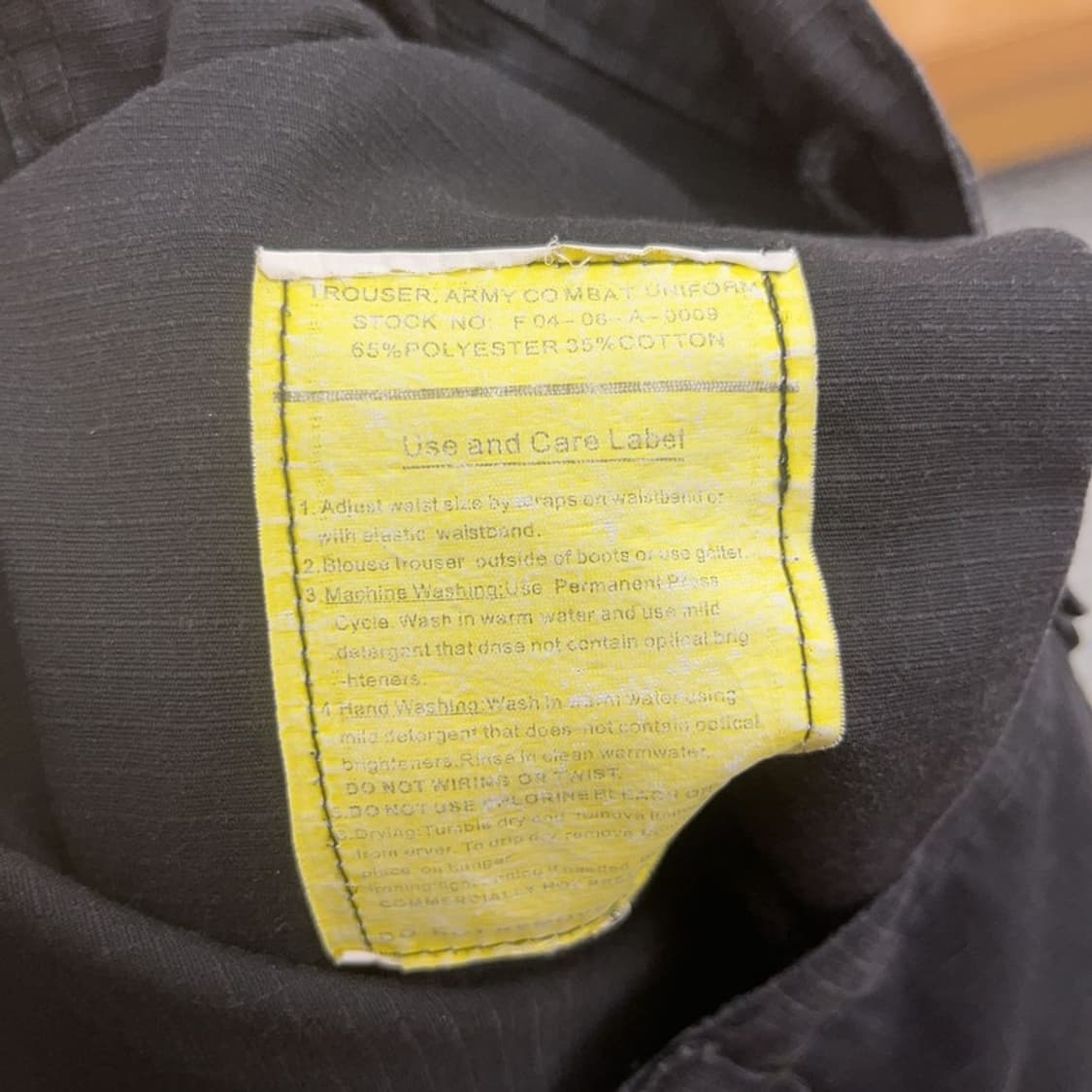 미군 빈티지 올드스쿨 밀리터리 카고팬츠 34인치 C08311 상품이미지6