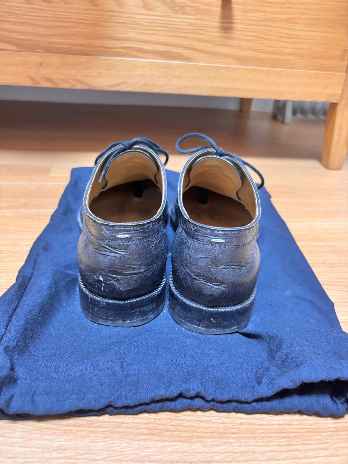 메종 마르지엘라 페이퍼 이펙트 타비 더비 슈즈 (42) 상품이미지3