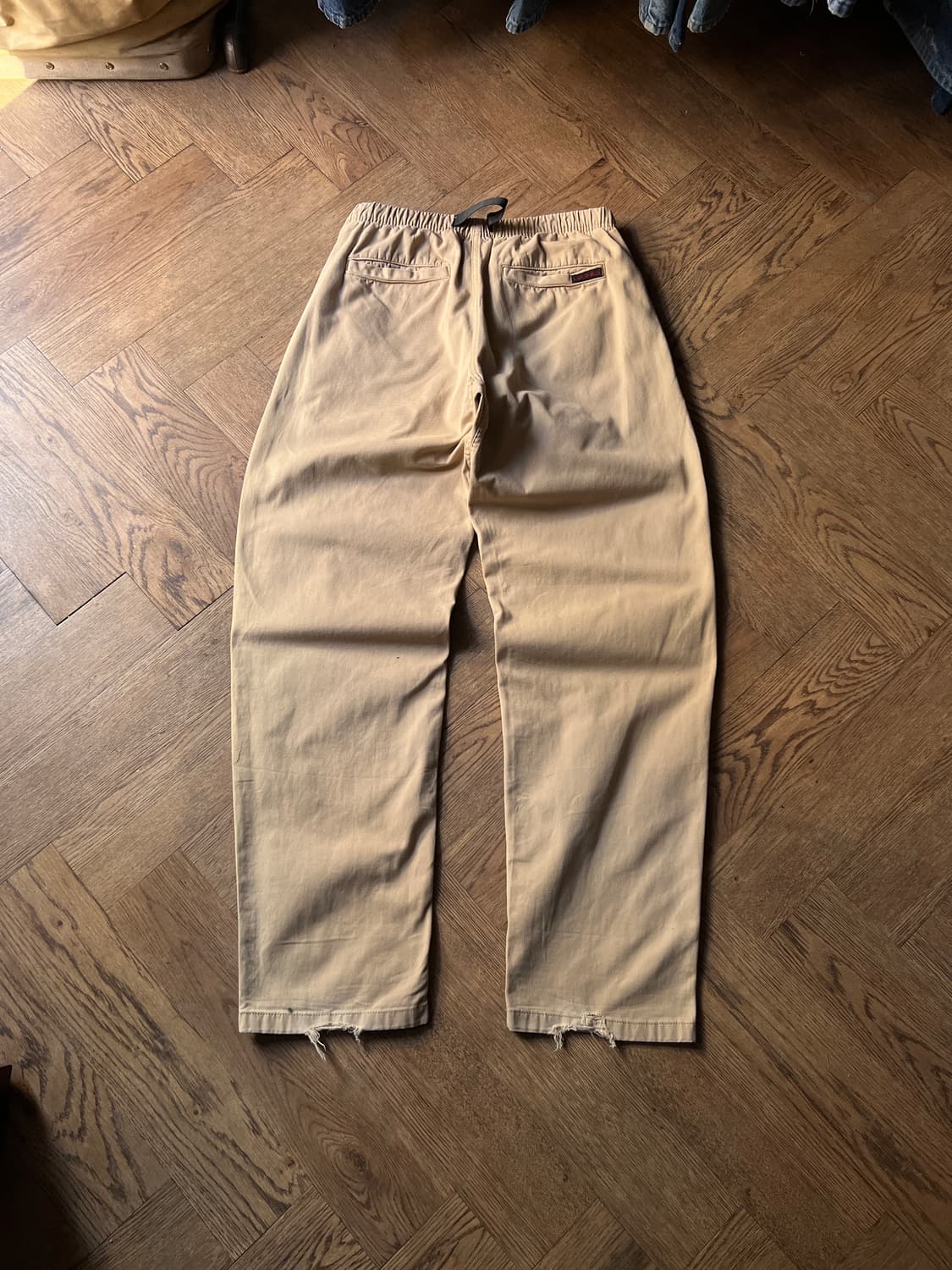 [M]그라미치 USA 밴딩 베이지 코튼 팬츠 상품이미지2