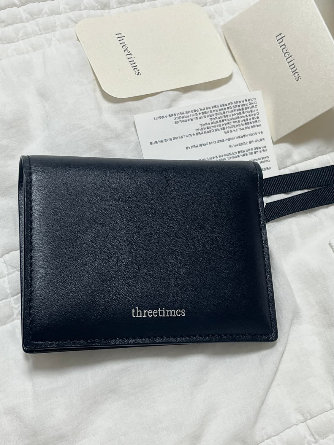 쓰리타임즈   Marshmallow fold wallet 상품이미지8