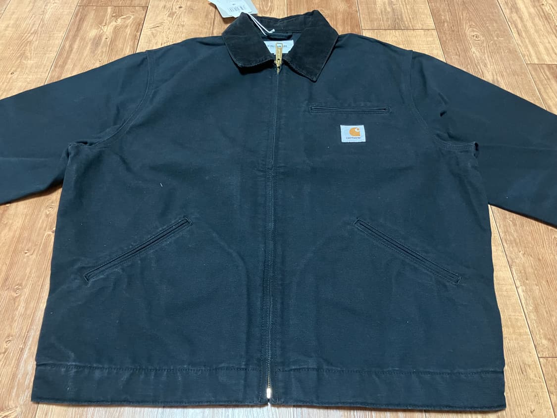 새상품) 칼하트 WIP OG 디트로이트 자켓 블랙 M 상품이미지8