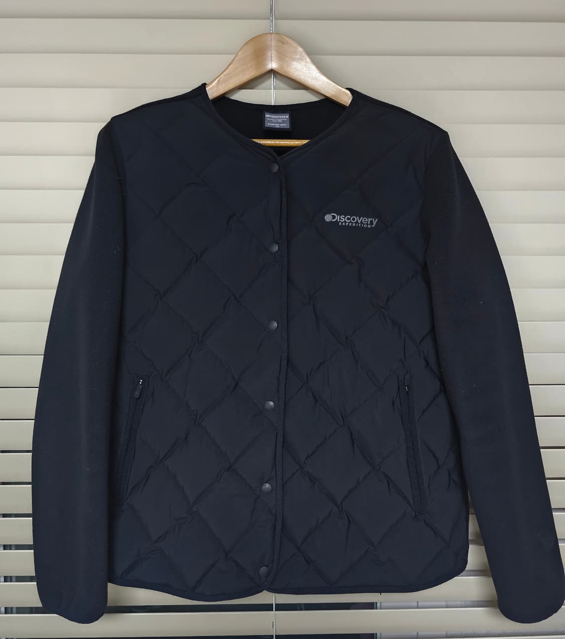 디스커버리 여성 퀼팅 덕다운 경량플리스패딩 100 상품이미지1