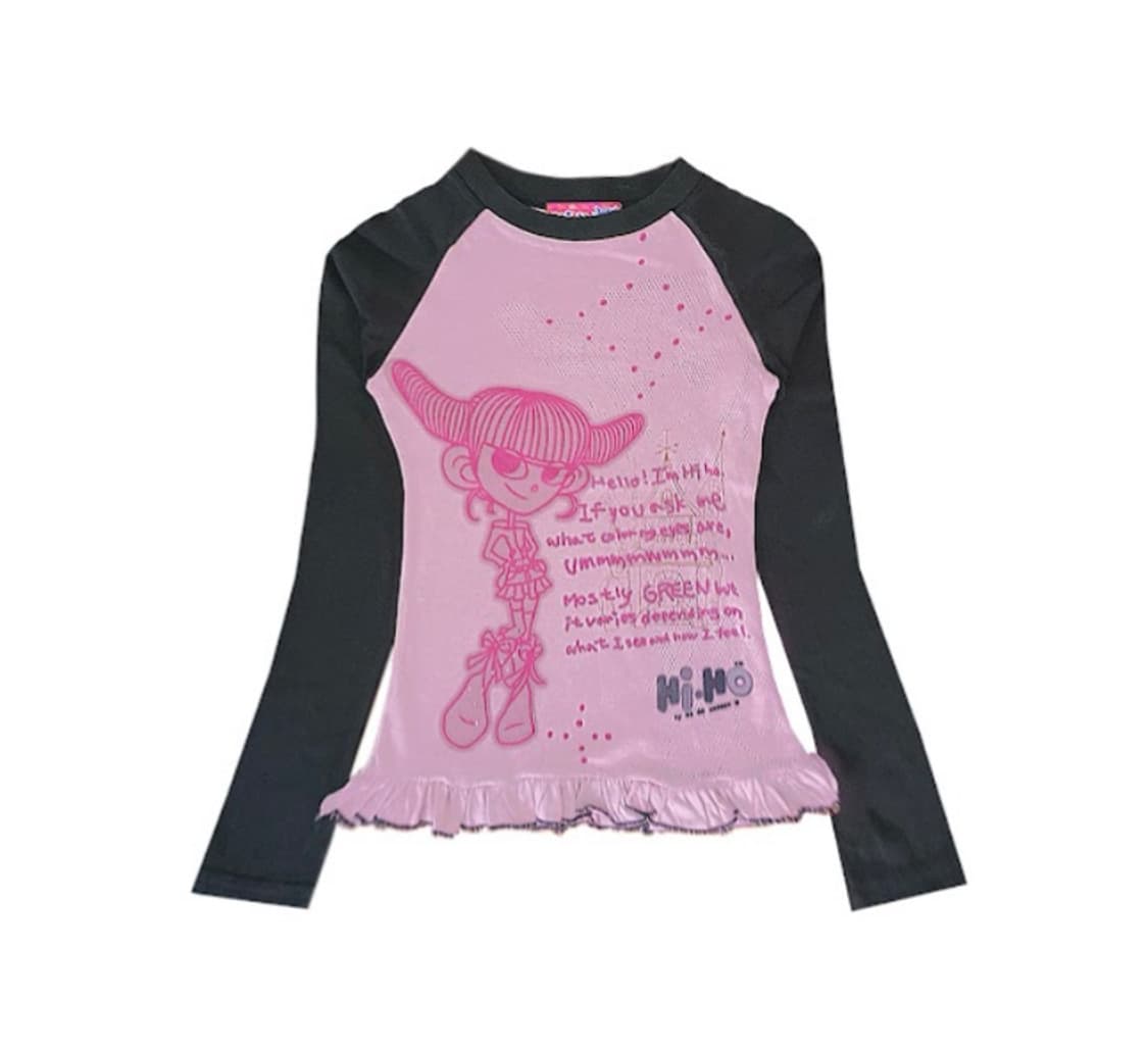 하이호체이 TICKLE T raglan shirt 상품이미지1