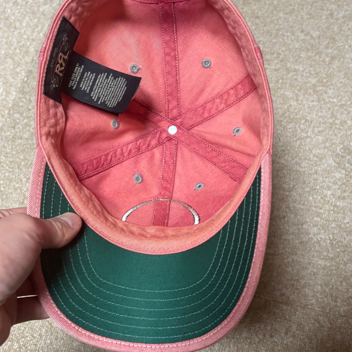 RRl 볼캡 핑크 상품이미지4