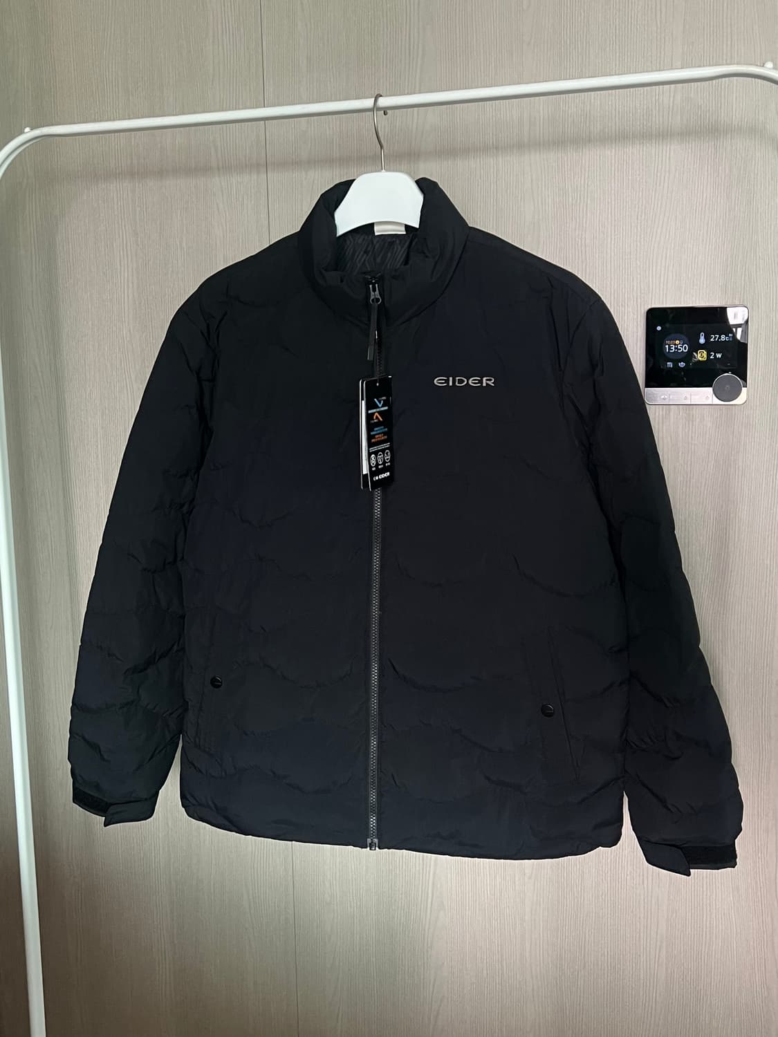 아이더 써모락 다운 경량 패딩 블랙 새상품 25년 신상 상품이미지1