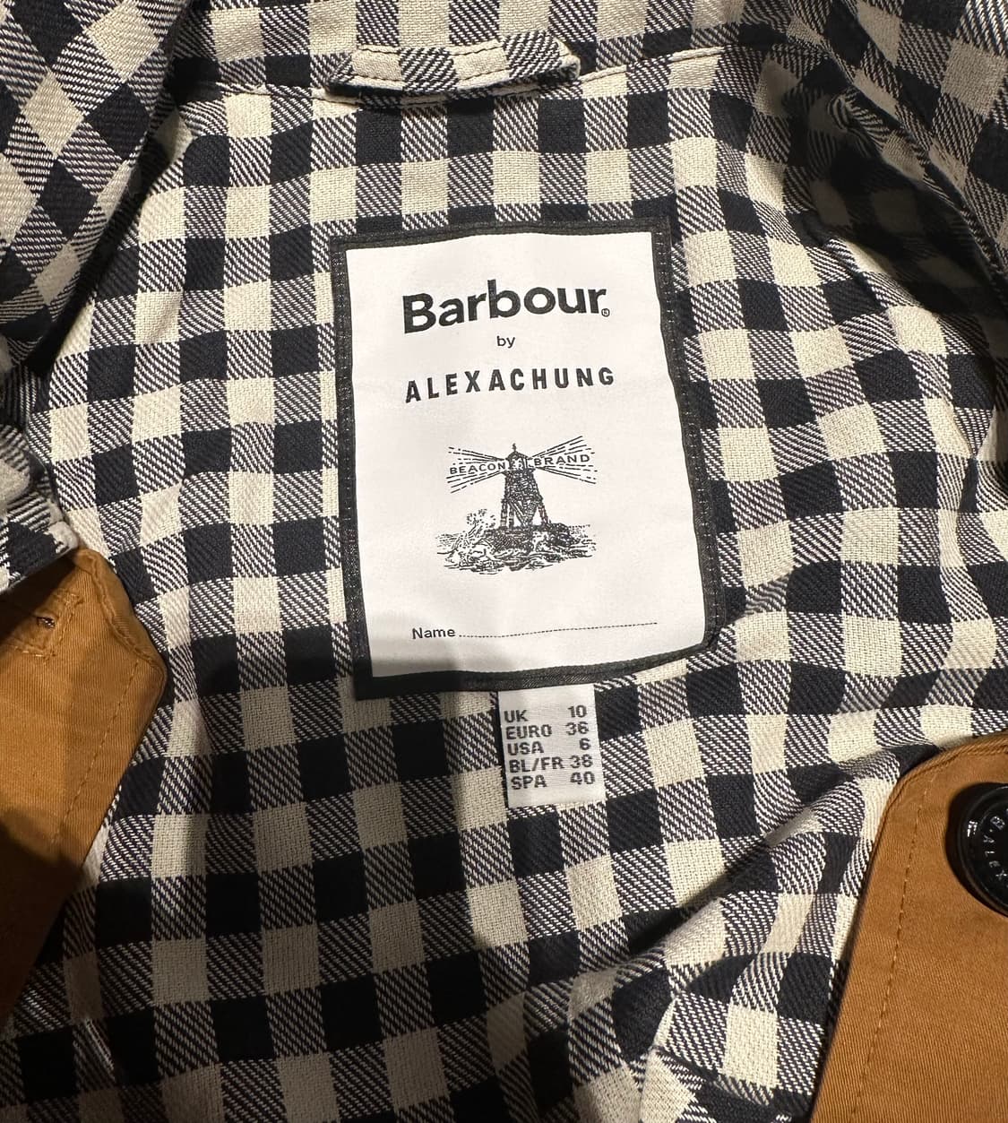 바버 x 알렉사청 글렌다 코트 uk10 상품이미지2