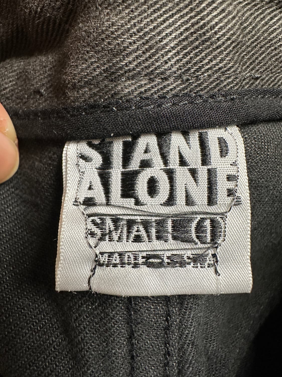 스탠드얼론 STANDALONE 그레이 커브드 데님 (1 size) 상품이미지5