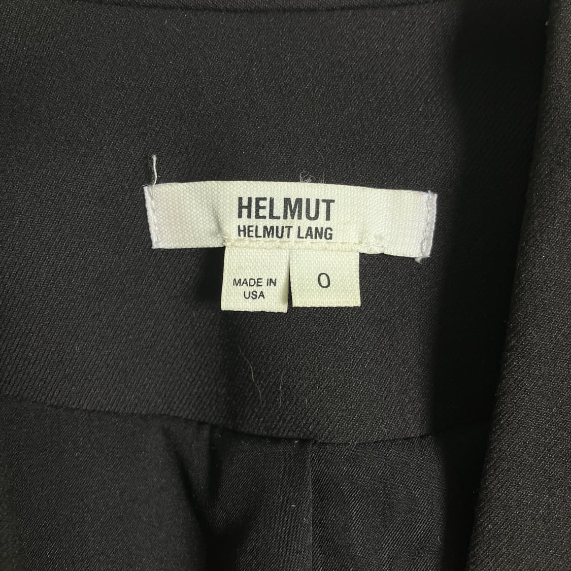 Helmut Lang 헬무트랭 블랙 카라리스 블레이저 상품이미지3