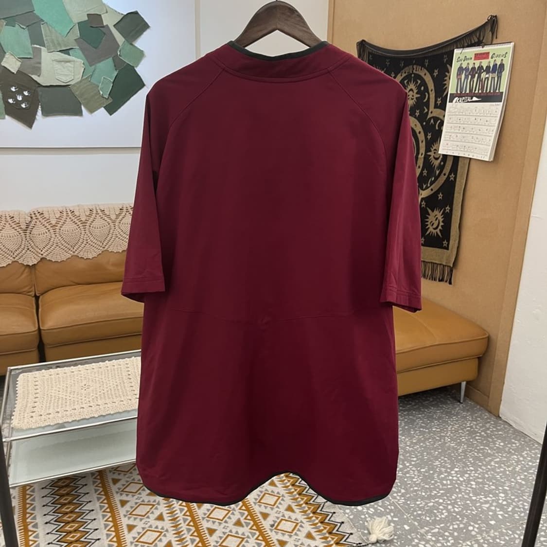 나이키 스포티 버건디 와인 빅사이즈 바람막이 웜업 115 C10985 상품이미지4