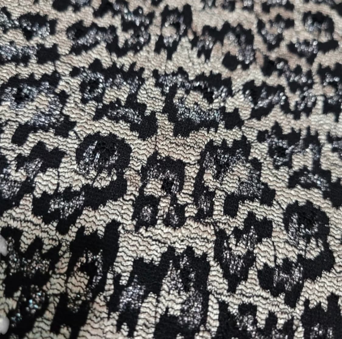 블랙, 패턴 포인트 티셔츠 (55) / 새상품 상품이미지3