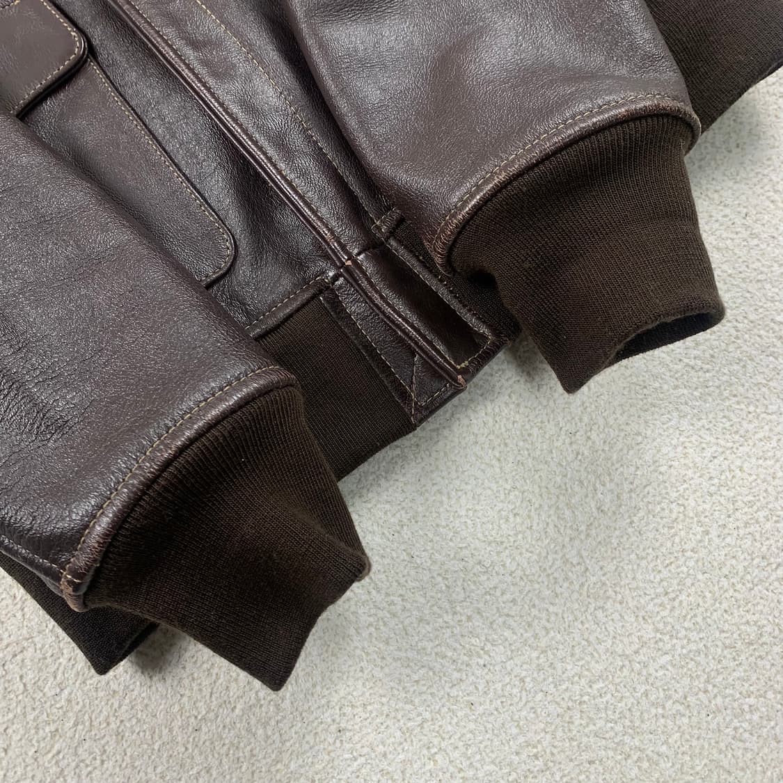 나카타 쇼텐 밀리터리 복각 A-2 레더 자켓  상품이미지5