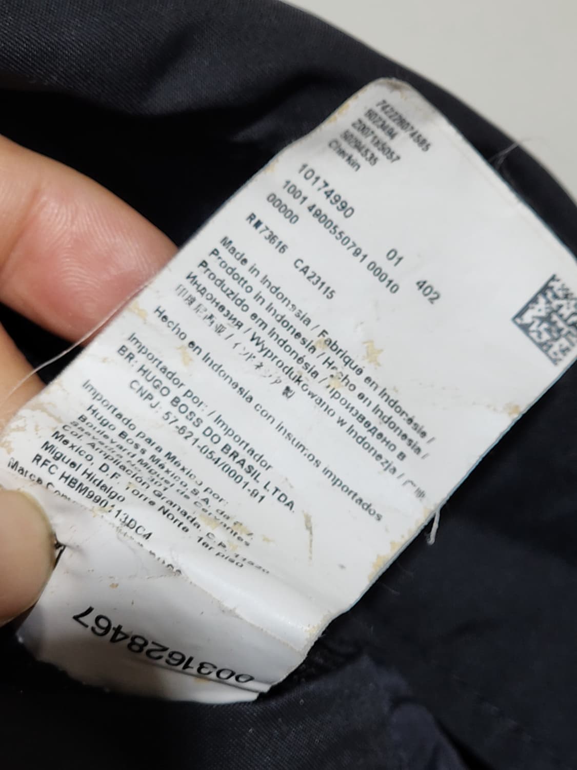 (XL) 휴고보스 점퍼 블랙 캐주얼 자켓  상품이미지6