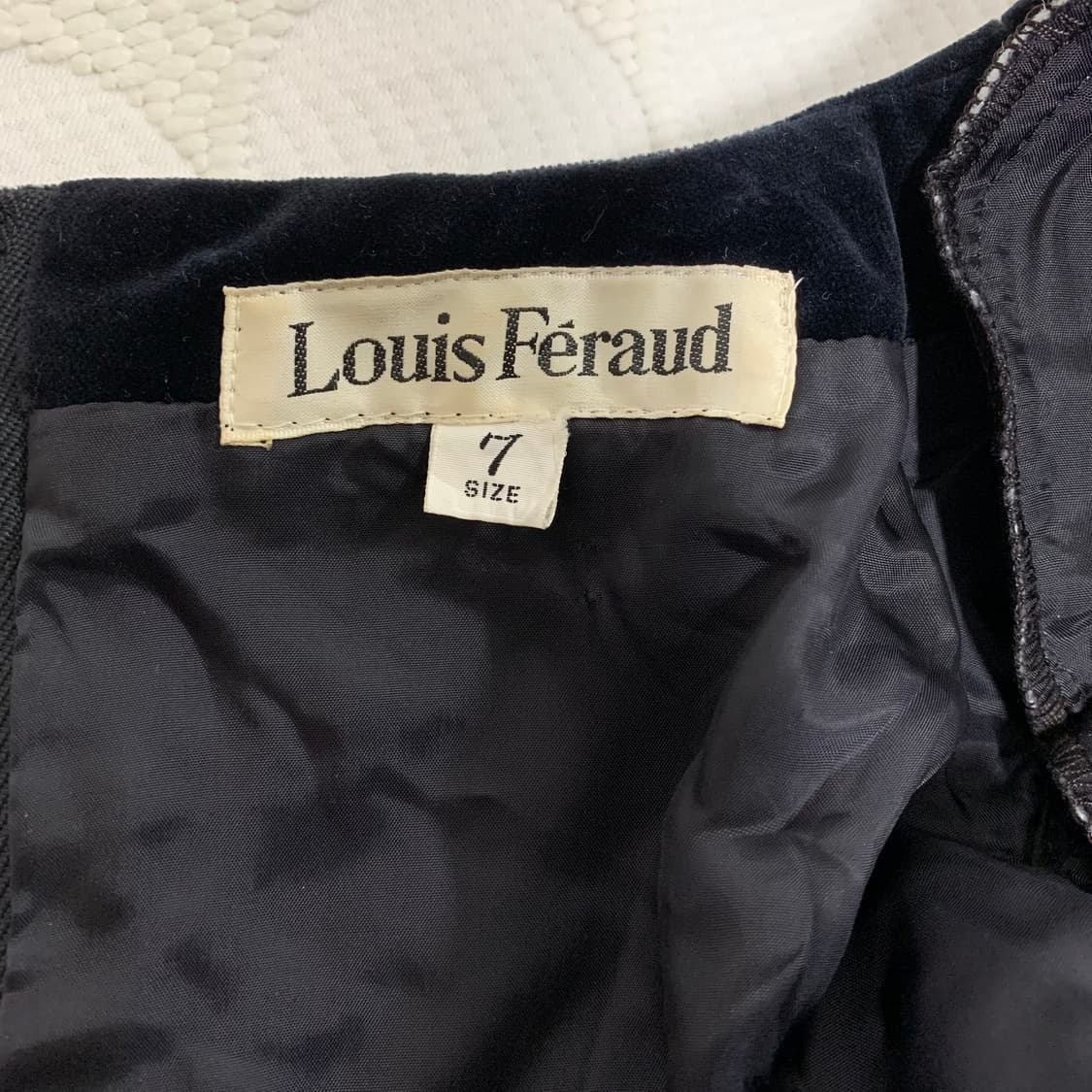 Louis Feraud 실크 벨벳 상의 상품이미지7