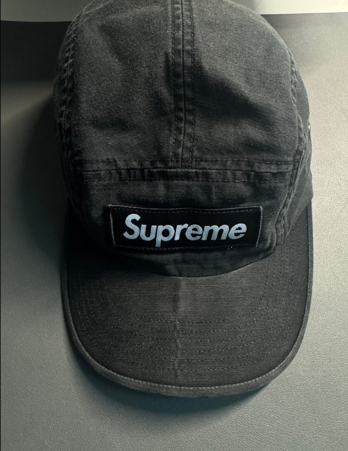 슈프림 25ss 밀리터리 캠프캡 블랙 상품이미지2