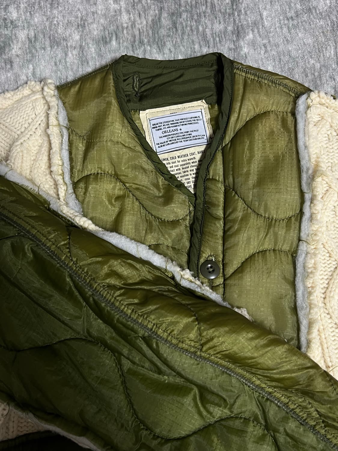 올리언스스토어 리워크 퀼티드 자켓 상품이미지4