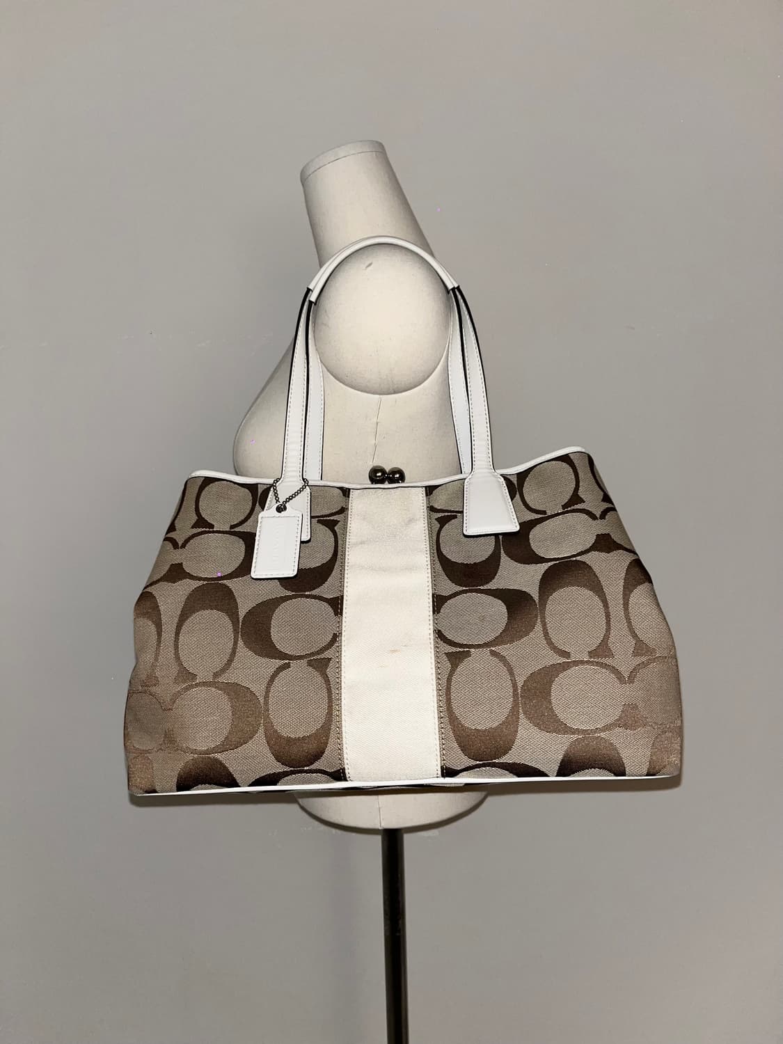  90ss Coach Beige Shoulder bag 상품이미지1