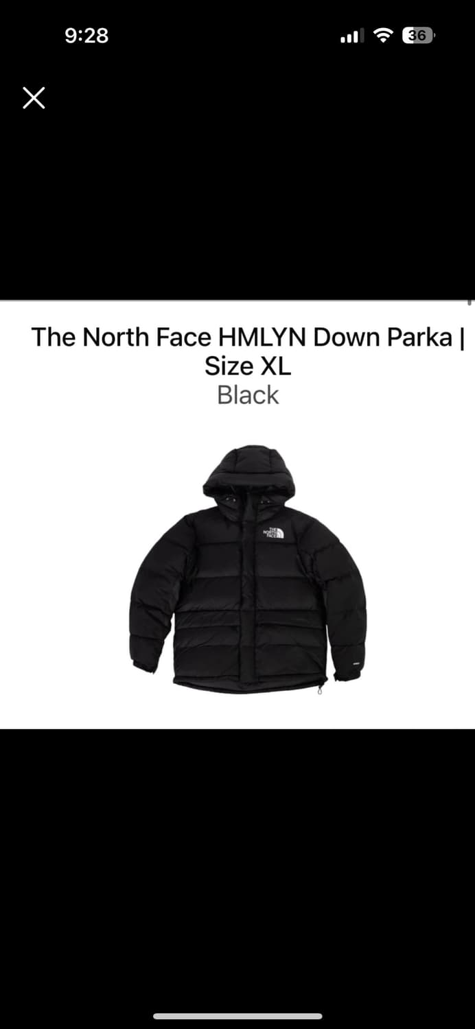 노스페이스 히말라얀 다운패딩 L 상품이미지3