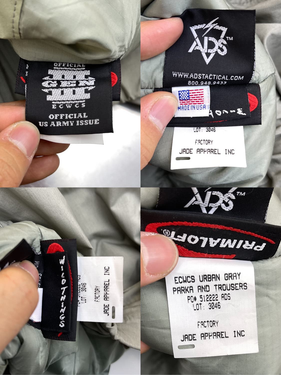 와일드띵스 Ecwcs 프리마로프트 레벨 7 팬츠 상품이미지8