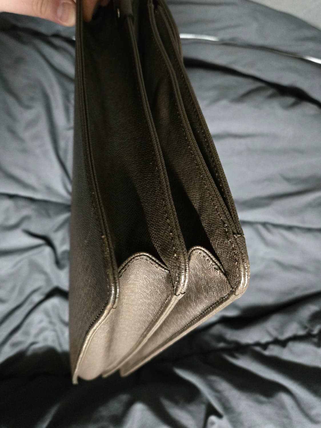 샘소나이트 브리프케이스 브라운 카우레더 사피아노 소가죽 서류가방 사첼백 상품이미지10