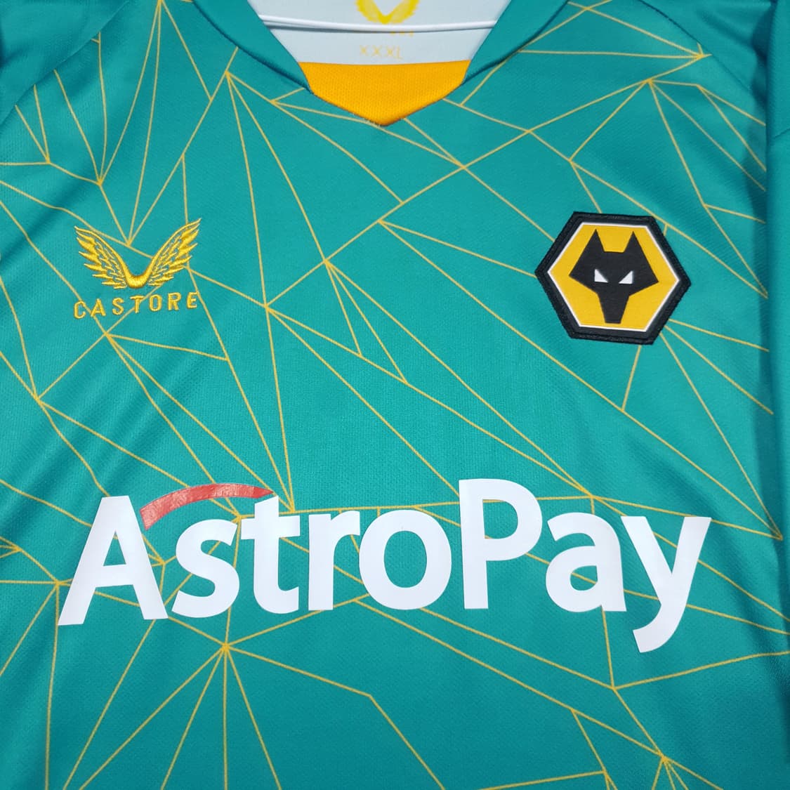 3XL) 울버햄튼 22-23 어웨이 반팔 유니폼 져지 민트 황희찬 상품이미지5