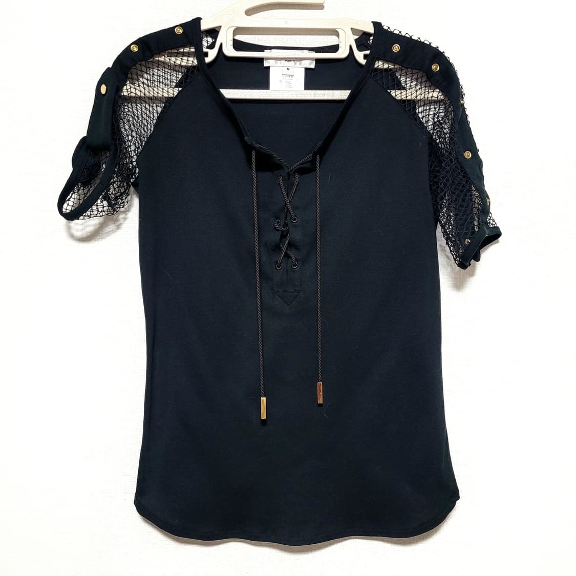 GIVENCHY 지방시 숏슬리브티 블라우스 (55/M) 상태최상/1회착 상품이미지1