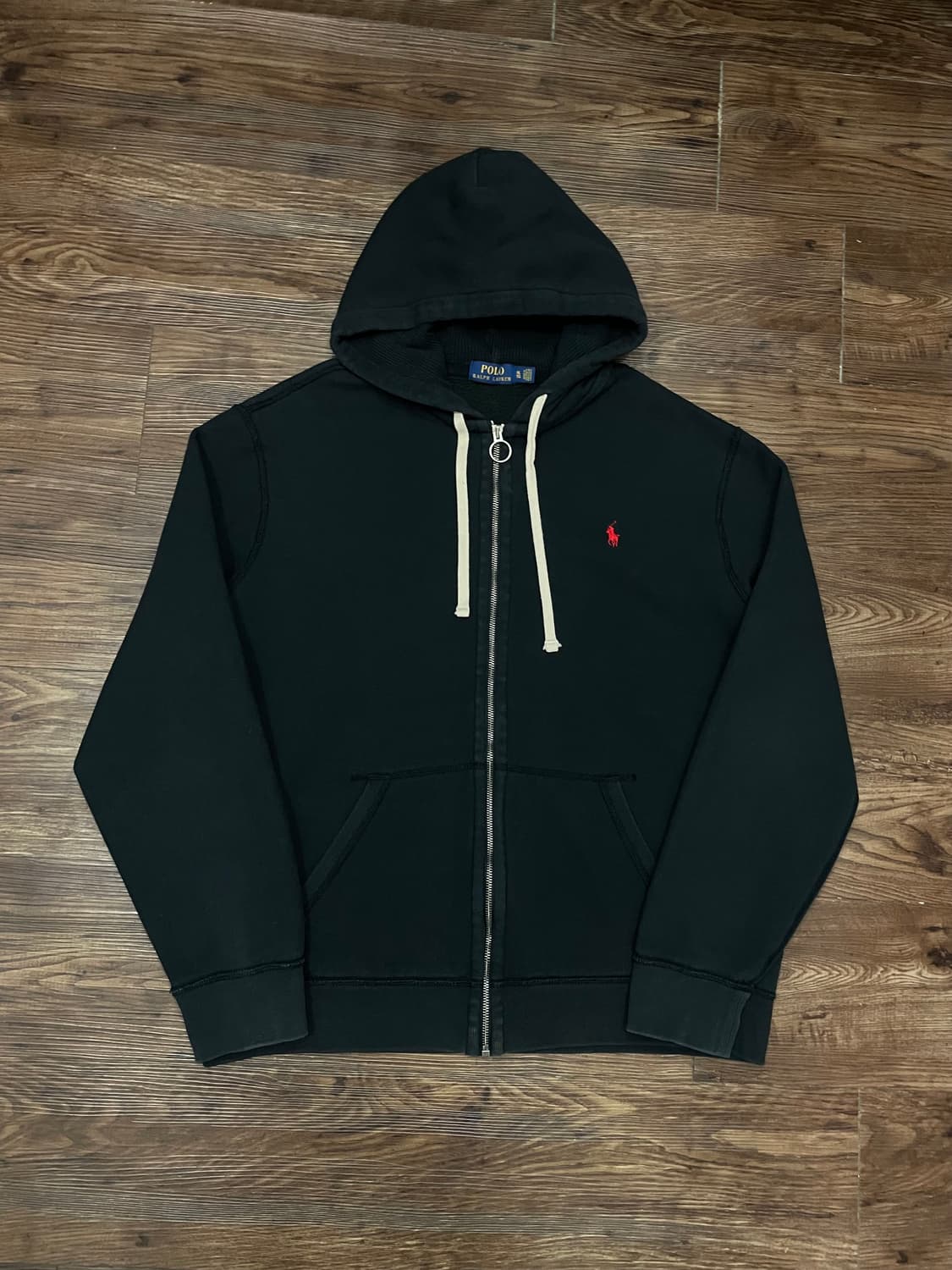 폴로 랄프로렌 블랙 후드집업 상품이미지3