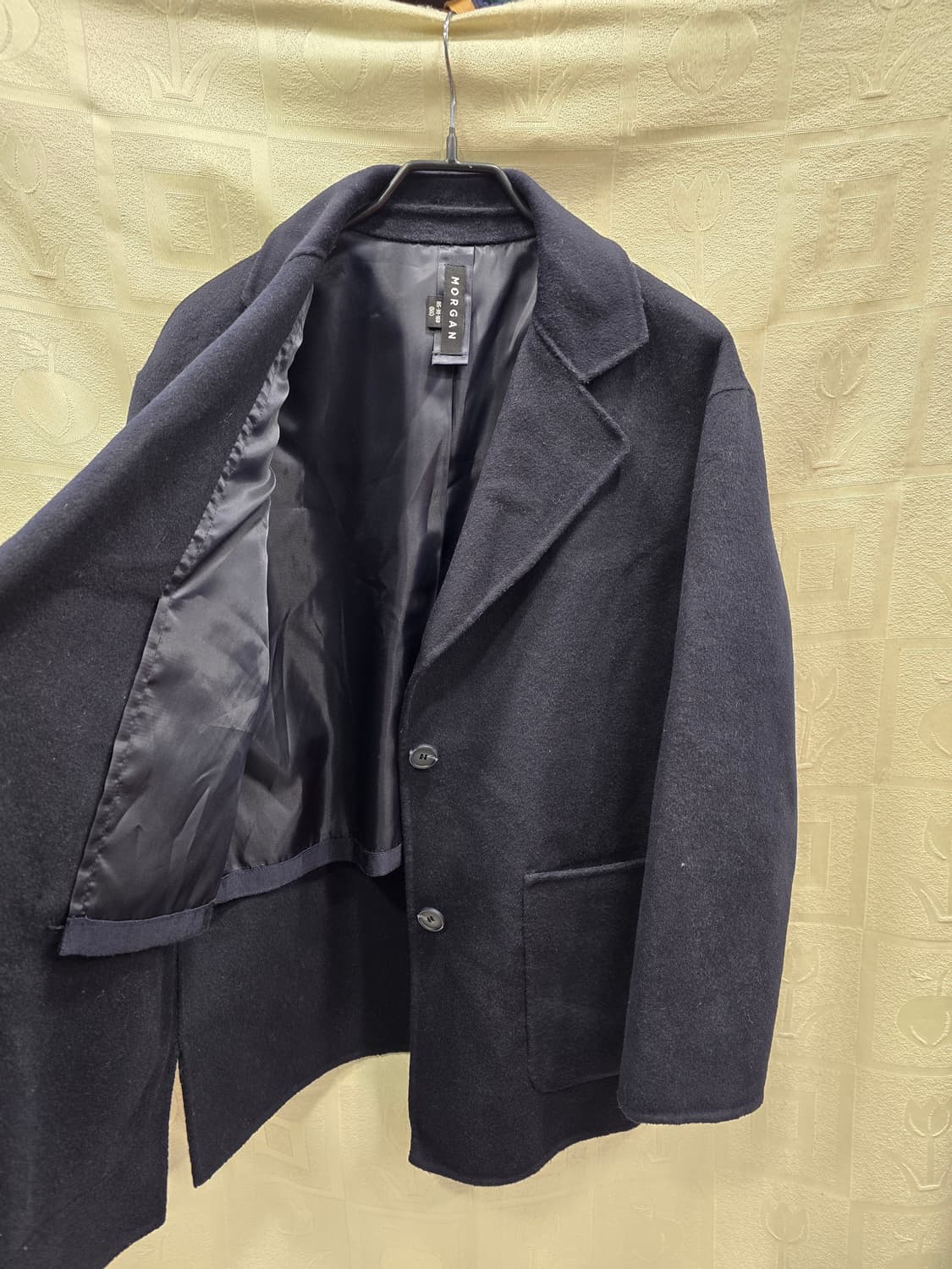 모르간 핸드메이드 네이비 숏 코트 55~66 상품이미지6