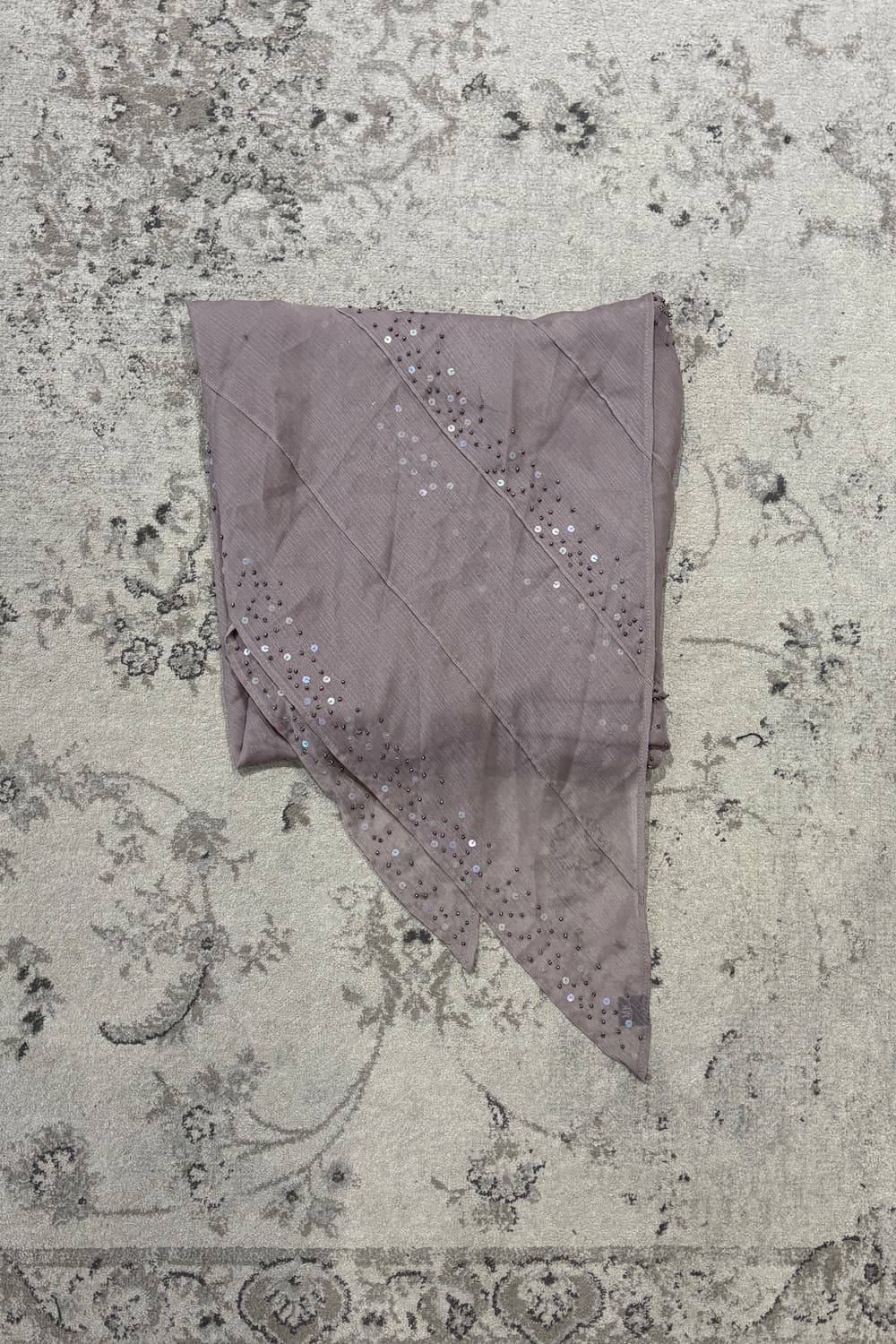 Sequin Mauve Scarf 상품이미지2