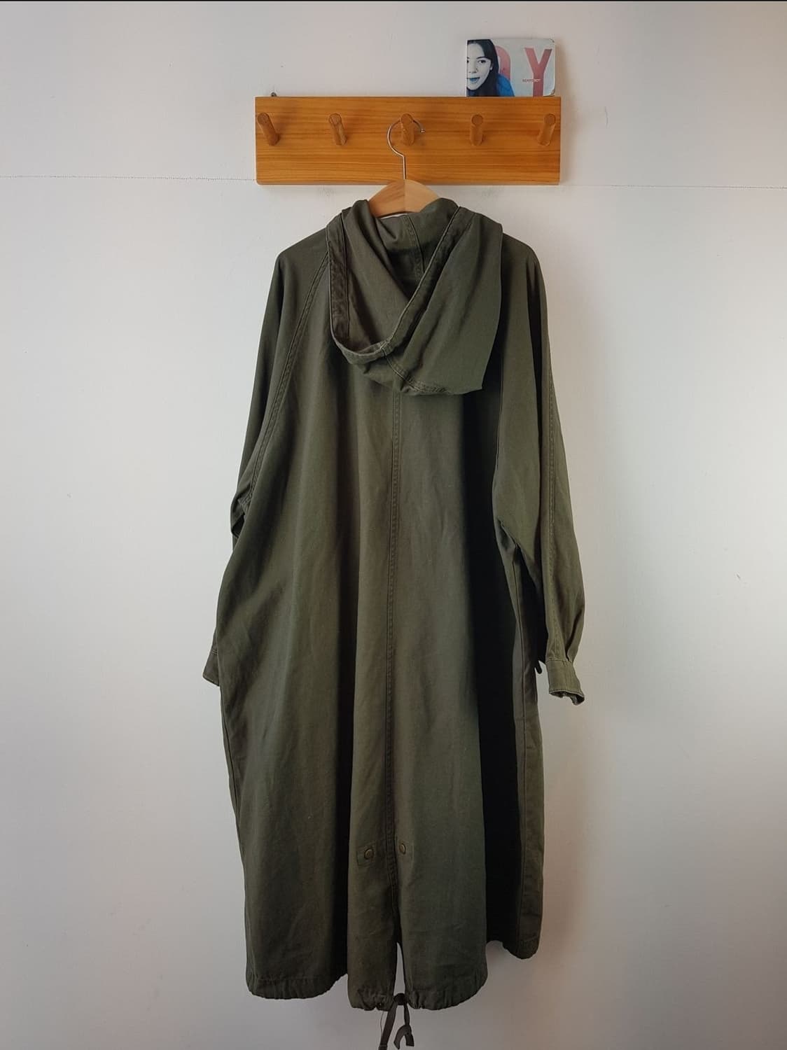 프릭스토어 밀리터리 롱 후드 코트 상품이미지4