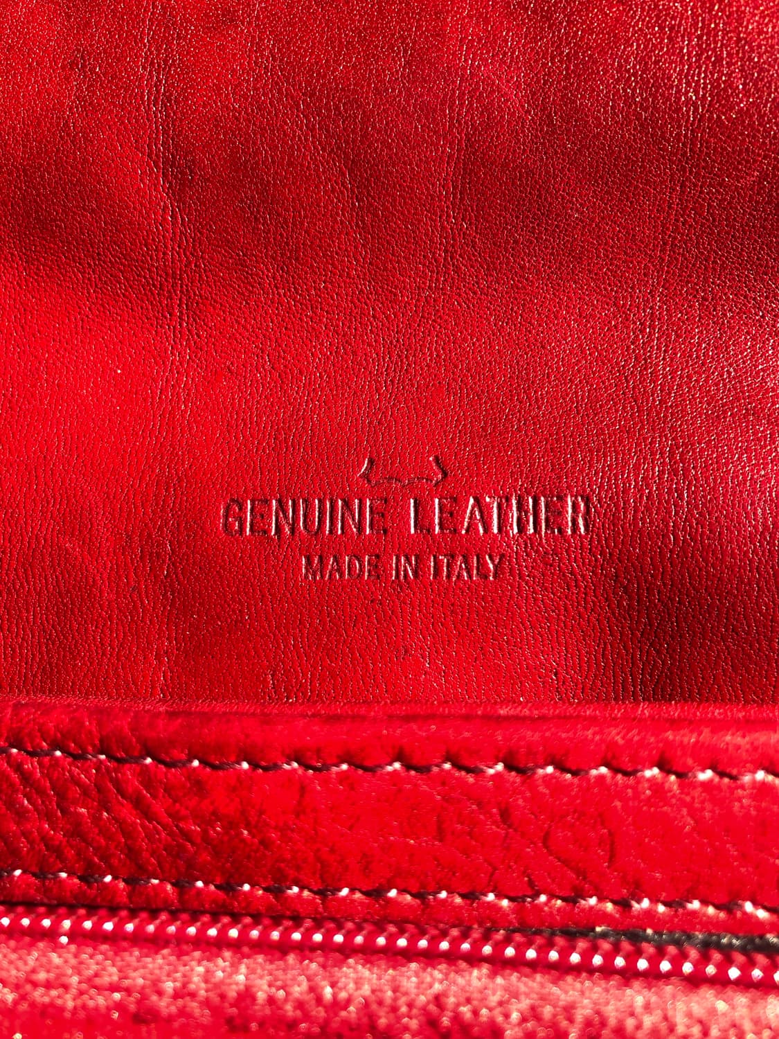 빈티지 이탈리아 레드 사첼백 크로스백 상품이미지6