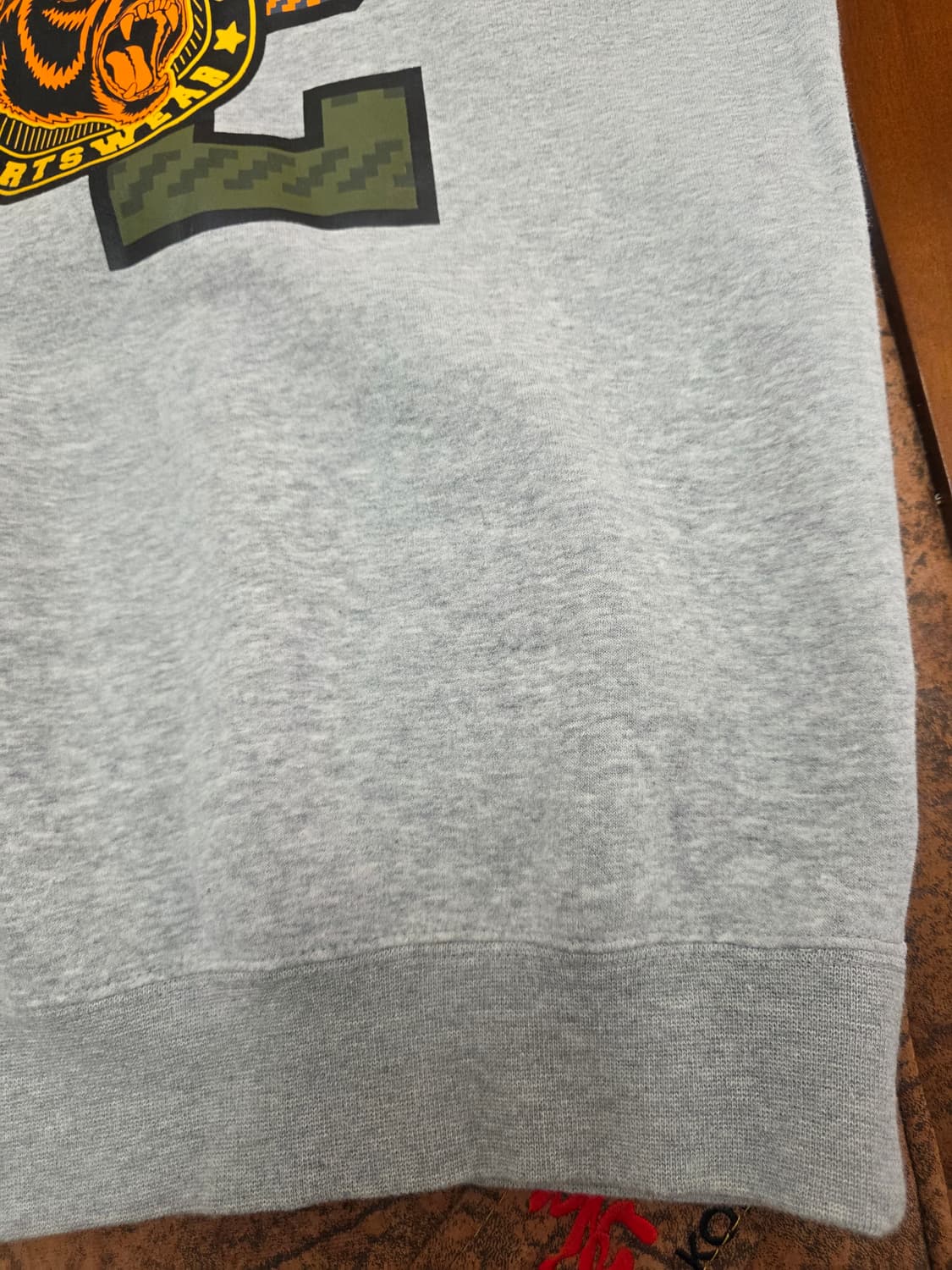 아디다스 타이거 프린팅 기모 맨투맨 상품이미지5