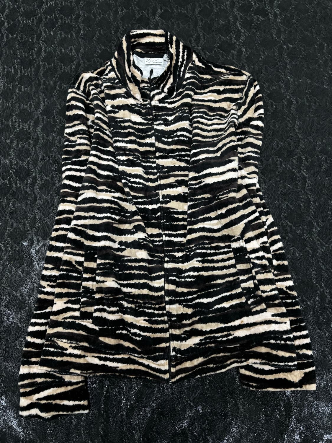 “Kim rogers” Zebra Pattern zip Up 상품이미지4