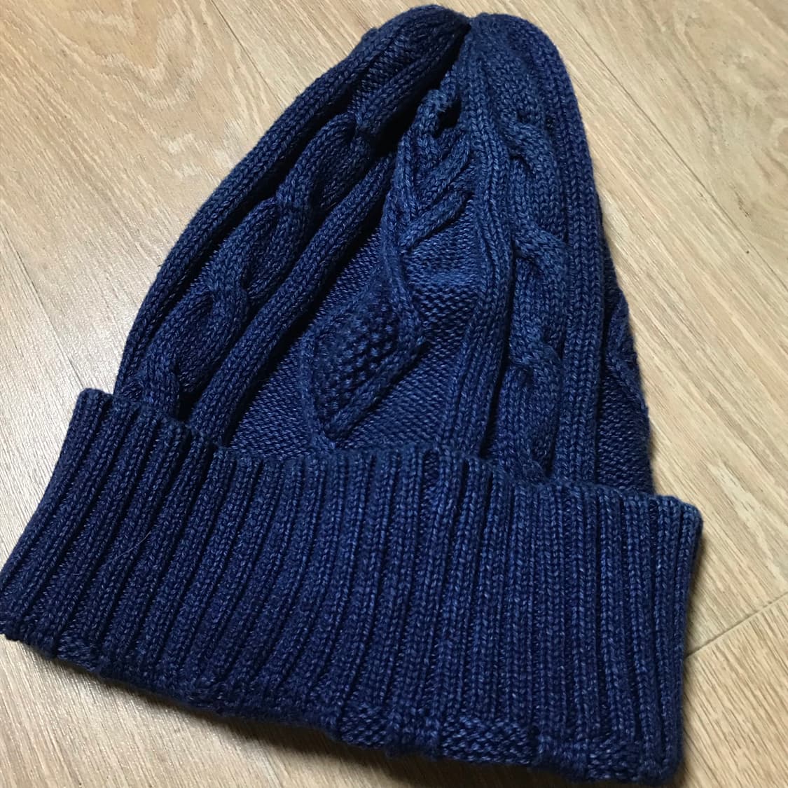 재팬 90s indigo 블루 염색 트위스터 비니 상품이미지5