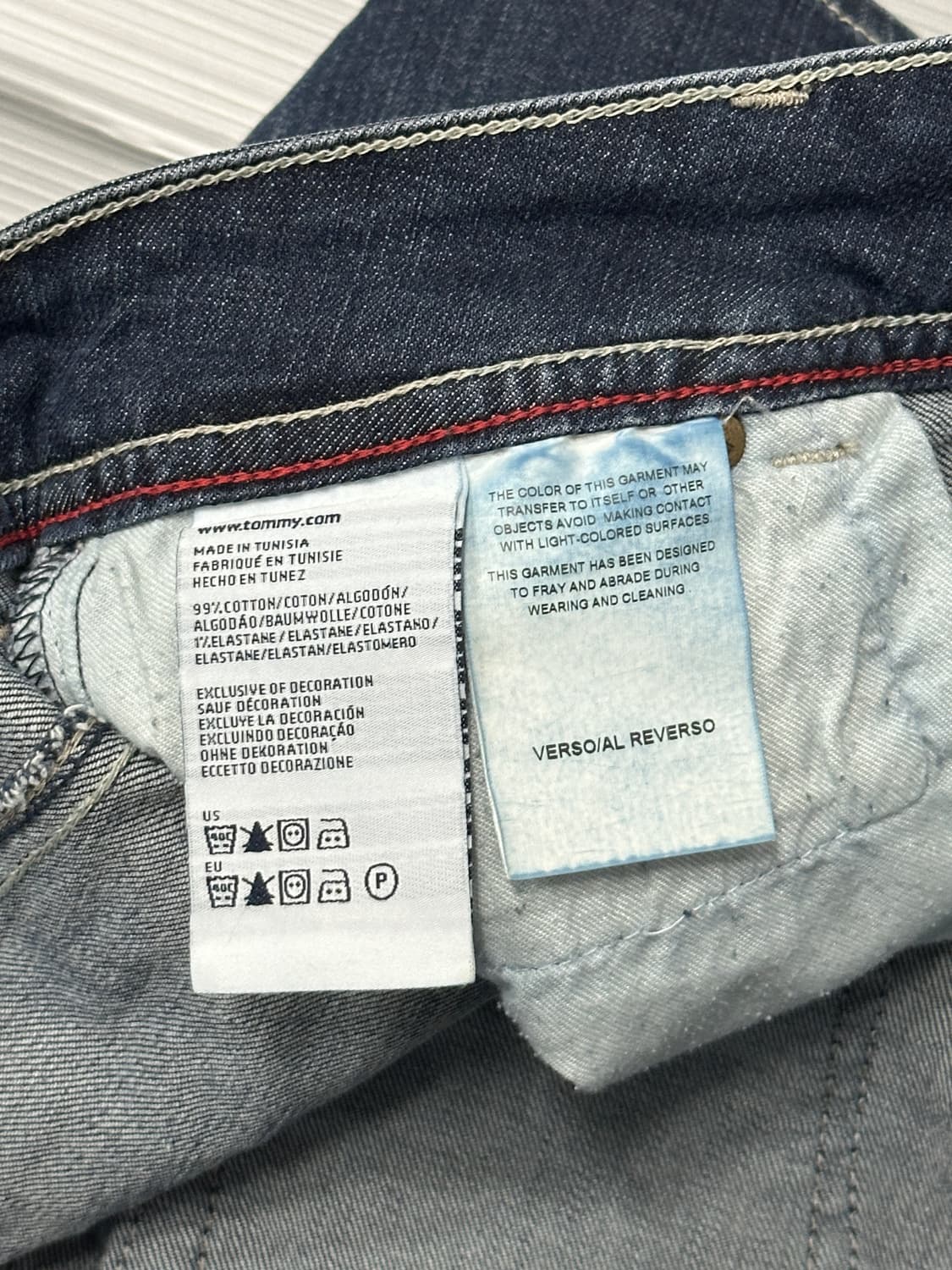 타미힐피거 데님 미니 스커트 치마 XS 상품이미지5