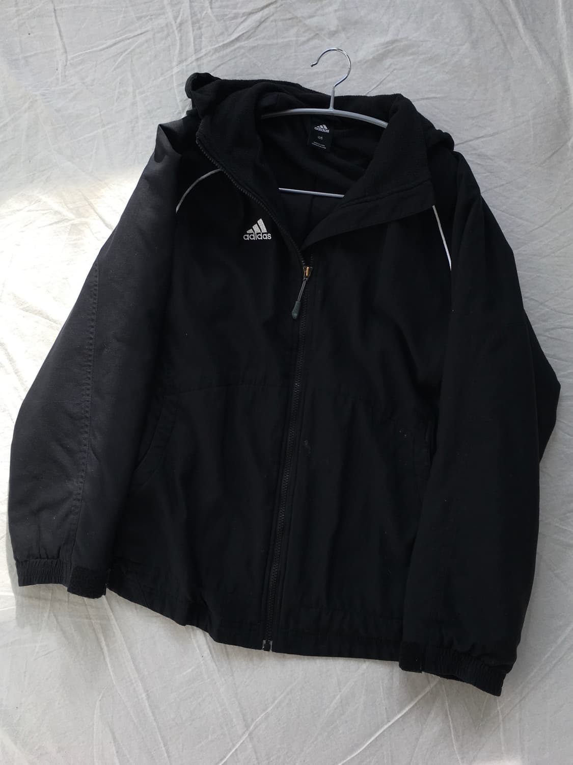 아디다스 배색라인 후드자켓 상품이미지3