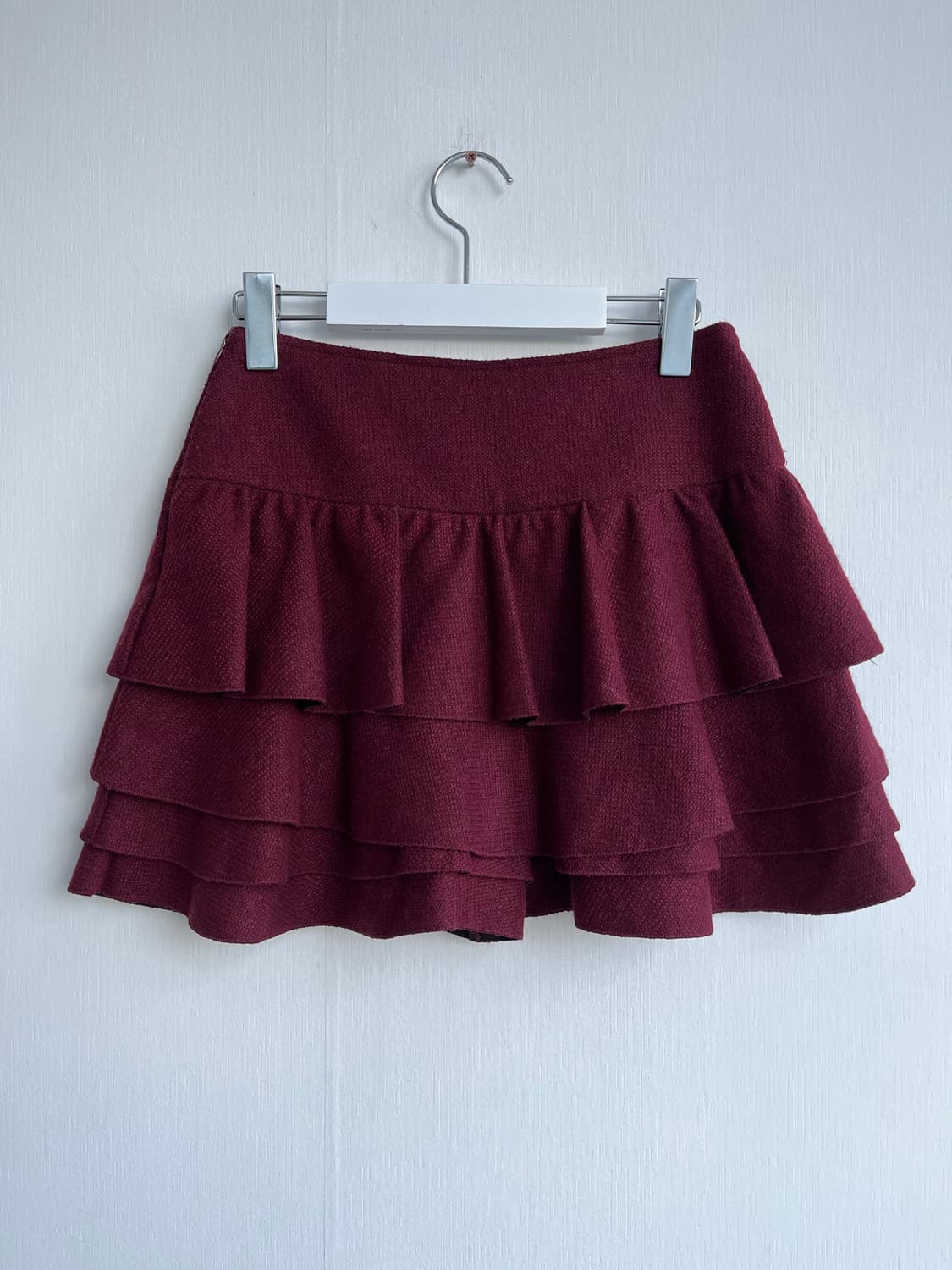 레드 와인 캉캉 스커트 상품이미지7