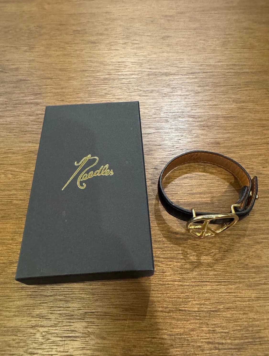 [OS] 니들스 피스 버클 크로커다일 레더 팔찌 상품이미지5