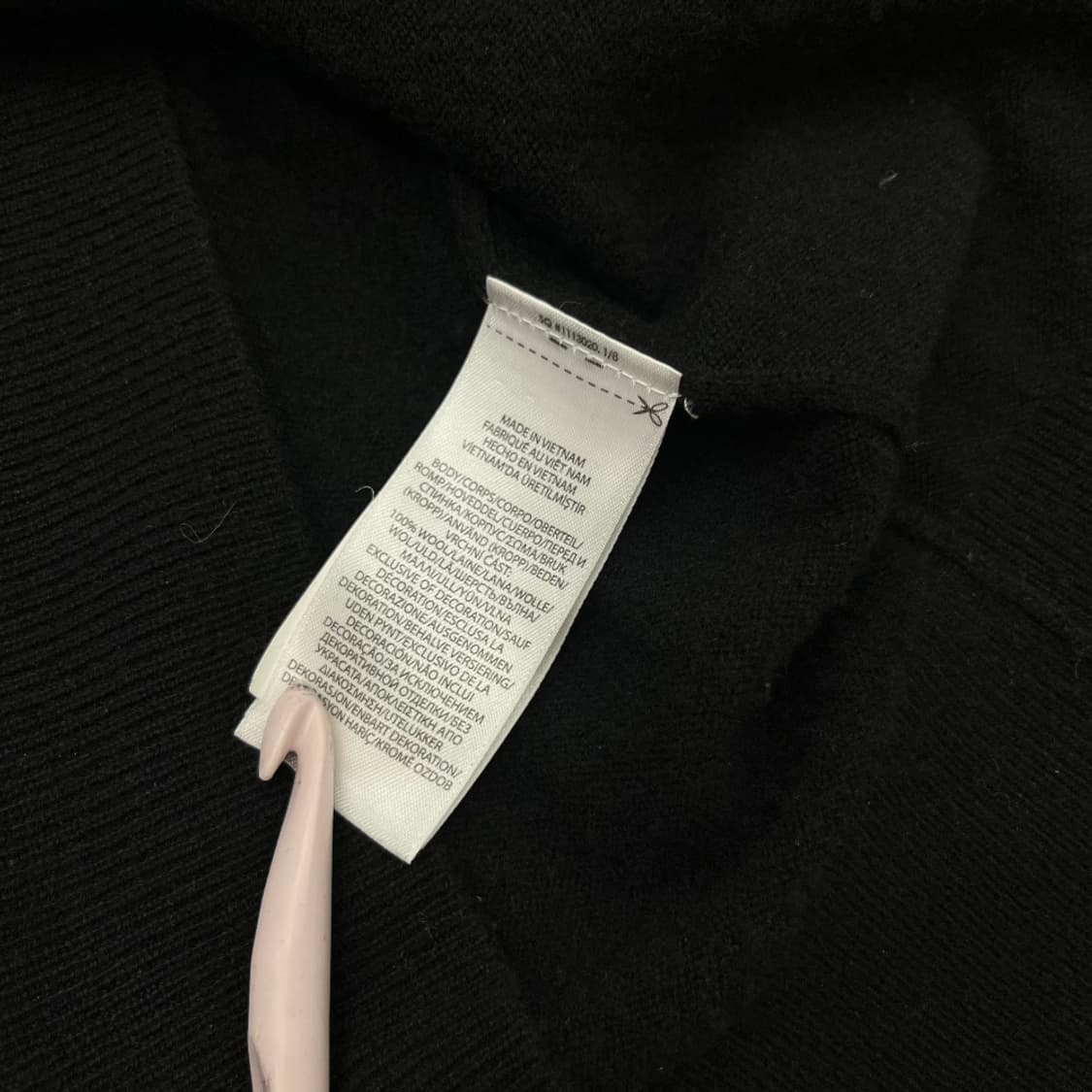 폴로 랄프로렌 차콜 포니 블랙 니트 L 상품이미지5