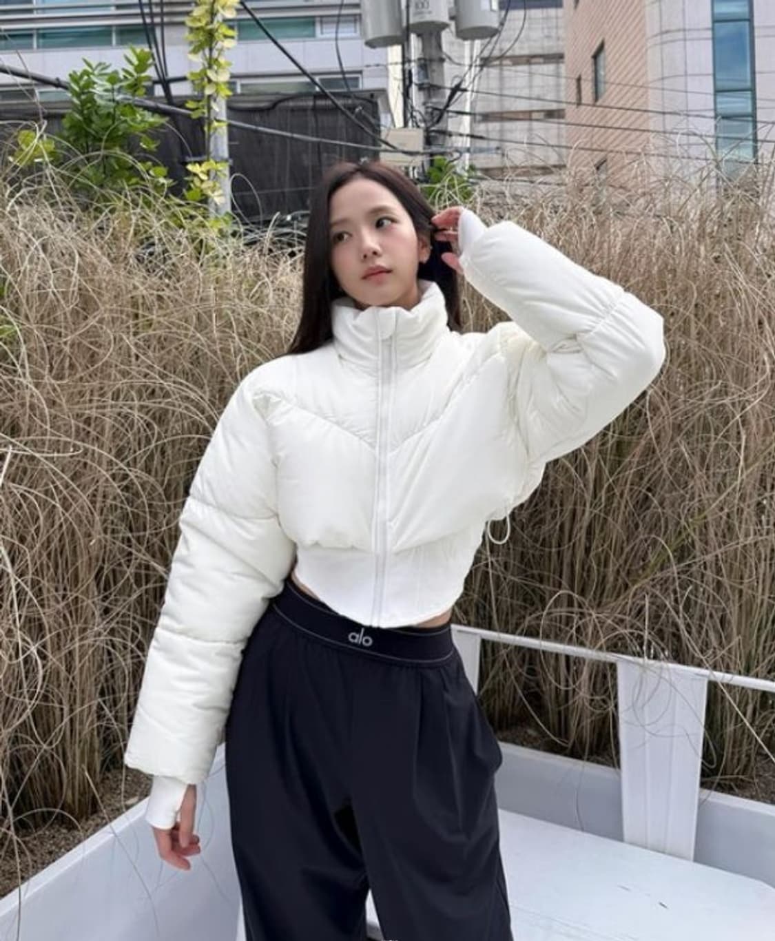 알로패딩 알로요가 새상품 시어링 xs 상품이미지1